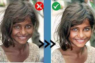 restore, repair, enhance, and retouching your blurry images