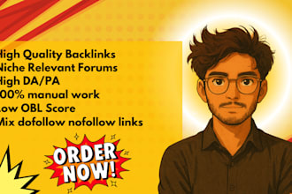 do niche relevant high quality forum backlinks contextual df nf