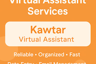 assist with data entry, email management, and admin support