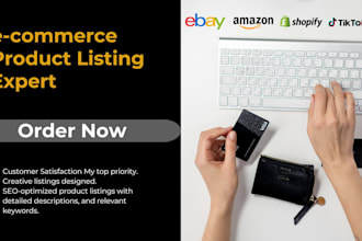 write powerful ebay, amazon, shopify, esty product listing within 24 hours