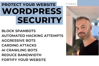 secure your website from hackers, spam, bot attacks