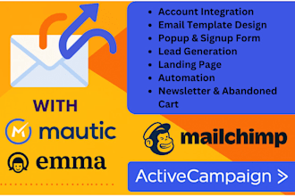 automate activecampaign, mautic, mailchimp, emma email campaign