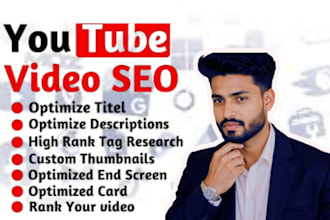 youtube channel SEO and video optimization for top ranking on search result