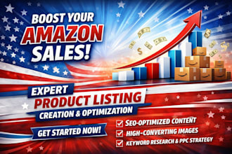 boost your amazon sales with expert product listing creation and optimization