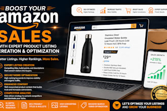 optimise your amazon listings for higher rankings and conversions