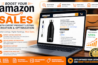 optimise your amazon listings for higher rankings and conversions