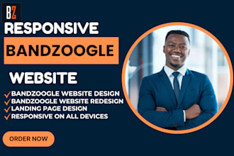 design banzoogle website, bandzoogle store and music website on wordpress