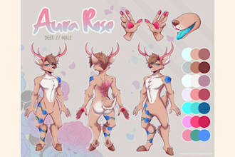 draw furry ref sheet furry art furry reference sheet nsfw furry art fursona