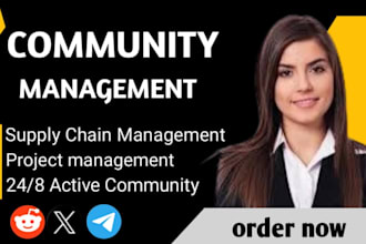 be community management and social media manager