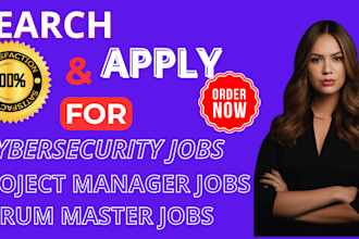 search and apply for cybersecurity, project manager, and scrum master jobs