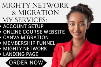 setup mighty networks podia kajabi membership website migrate canva to wordpress