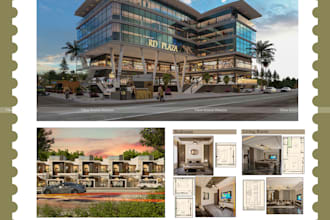 3d modeling of exterior and interior design