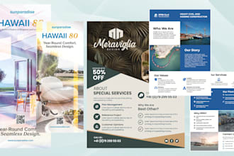 design a professional flyer, poster, banner, roll up banners