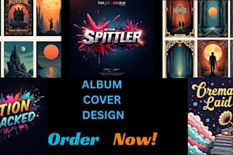 do album cover art, design single cd cover art and album cover