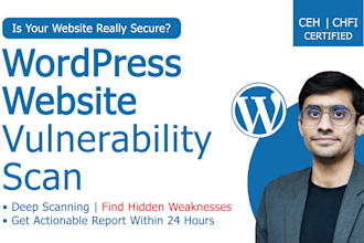 do website security audit and scan vulnerabilities, website security check