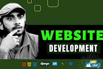 build website development or rebuild as full stack web developer