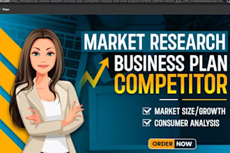 do market research, competitor analysis, niche research and marketing research