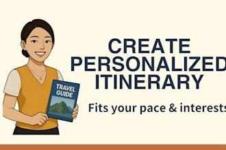 create a personalized itinerary that fits your pace and interests