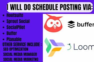 be your content creator schedule postings social media marketing manager