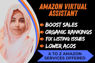 be your expert amazon virtual assistant for fba services
