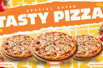 make amazing food posters and flyers for your business