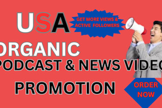 do organic USA rumble video podcast and news video promotion