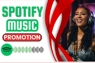do organic spotify music promotion in USA UK canada or any targeted audience