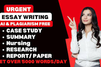 do case study, proposal, apa paper, reports, english assignments
