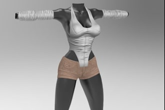 3d model 3d fashion clothing and garment clo 3d rigging in second life, vrchat