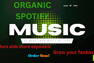 do organic spotify music promotion, soundcloud promotion, itunes , spotify album