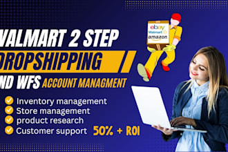 manage walmart dropshipping, 2 step dropshipping, wfs VA