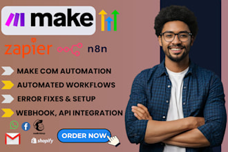 setup make com automation, made come make com scenario, gohighlevel workflow
