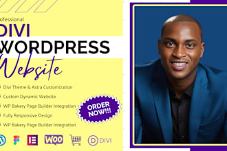create dynamic wordpress website theme on divi astra avada themeforest wp bakery