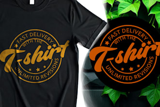 professionally design your custom t shirt