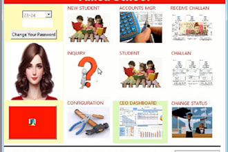 develop a educational erp for institutes and universities