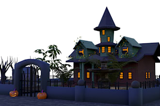 create 3d models, props and game objects