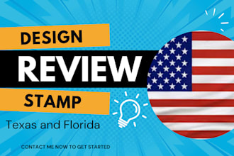 review stamp as licensed civil and structural engineer in texas and florida