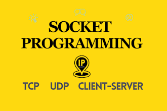 do socket programming for networking applications in c cpp and python