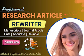 rewrite your scientific papers and journal article rewriting