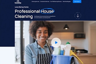 cleaning service website, house cleaning, office cleaning website, booking koala