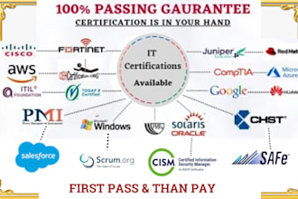 help to get salesforce microsoft azure comptia scrum pmp certifications