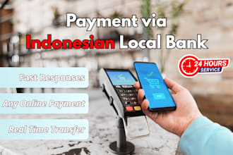 payment via indonesia local bank