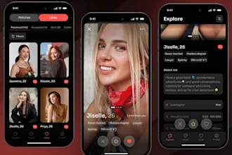 build a custom dating app tinder clone hinge dating app for andriod and ios