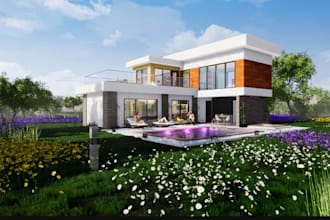 remodel exterior container house design,vacation house rendering,cottage model