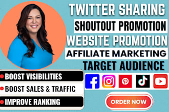 twitter shoutout promote share website affiliate crypto link 95m ig fb yt USA UK