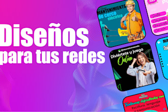 diseñaré publicaciones para tus redes sociales