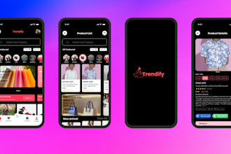 design modern and clean mobile app UI in figma