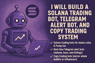 telegram trading bot solana trading bot solana volume bot alert copy trading bot