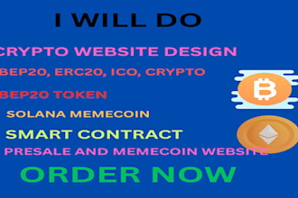 create your memecoin website, presale website