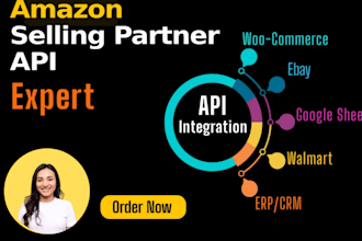 integrate, fix or develop amazon sp, ebay, sdk apis with nodejs, or backend dev